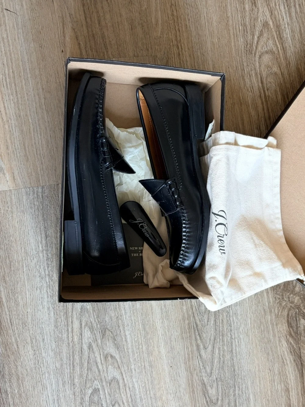 J. Crew crew leather